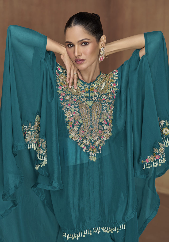 trendy palazzo kaftan party coords