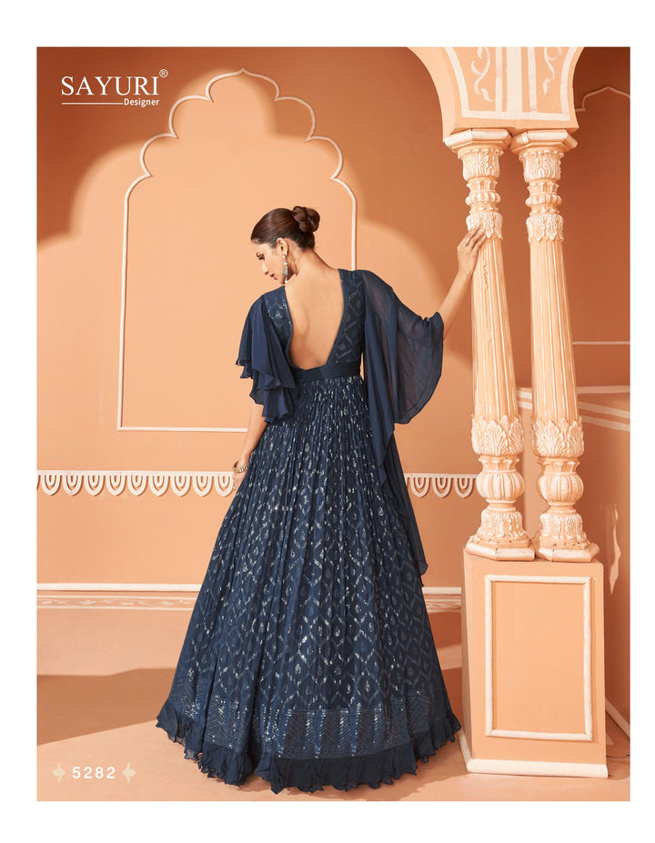 Bachelorette Party Wear Indo Western Gown - Fashion Nation