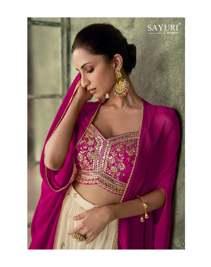 Roka Party Wear Indo Western Shaded Skirt & Top - Fashion Nation