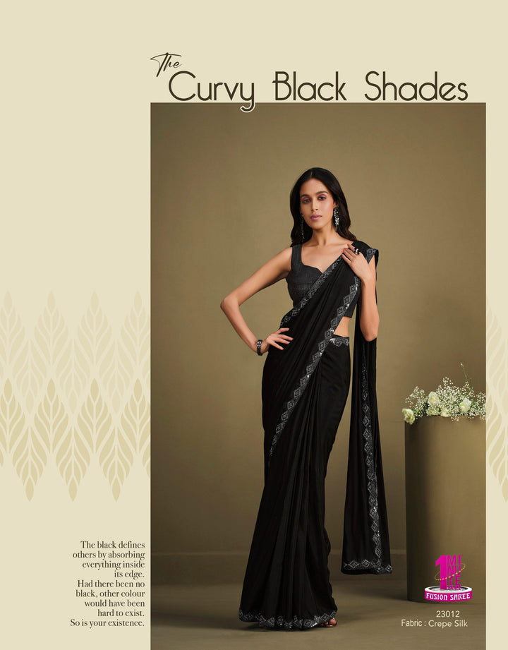 Dance Partywear Fusion Saree with Jacket - Fashion Nation