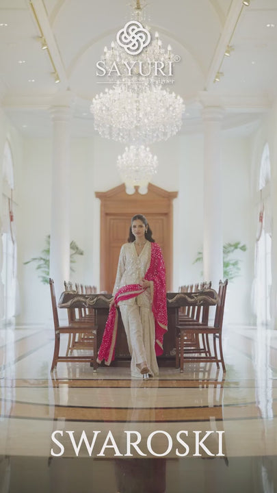 bridal partywear video by sayuri designer catalogue swaroski