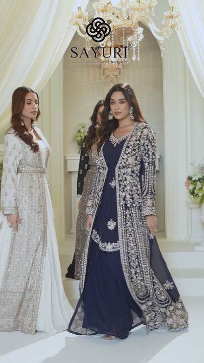 cocktail partywear by sayuri designer catalogue mastani