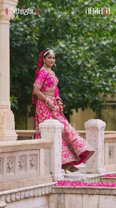 video of wedding wear lehenga choli by anaara tathastu