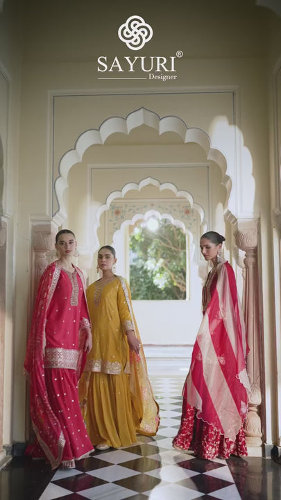 bridal wear traditional attire video by sayuri designer catalogue savera