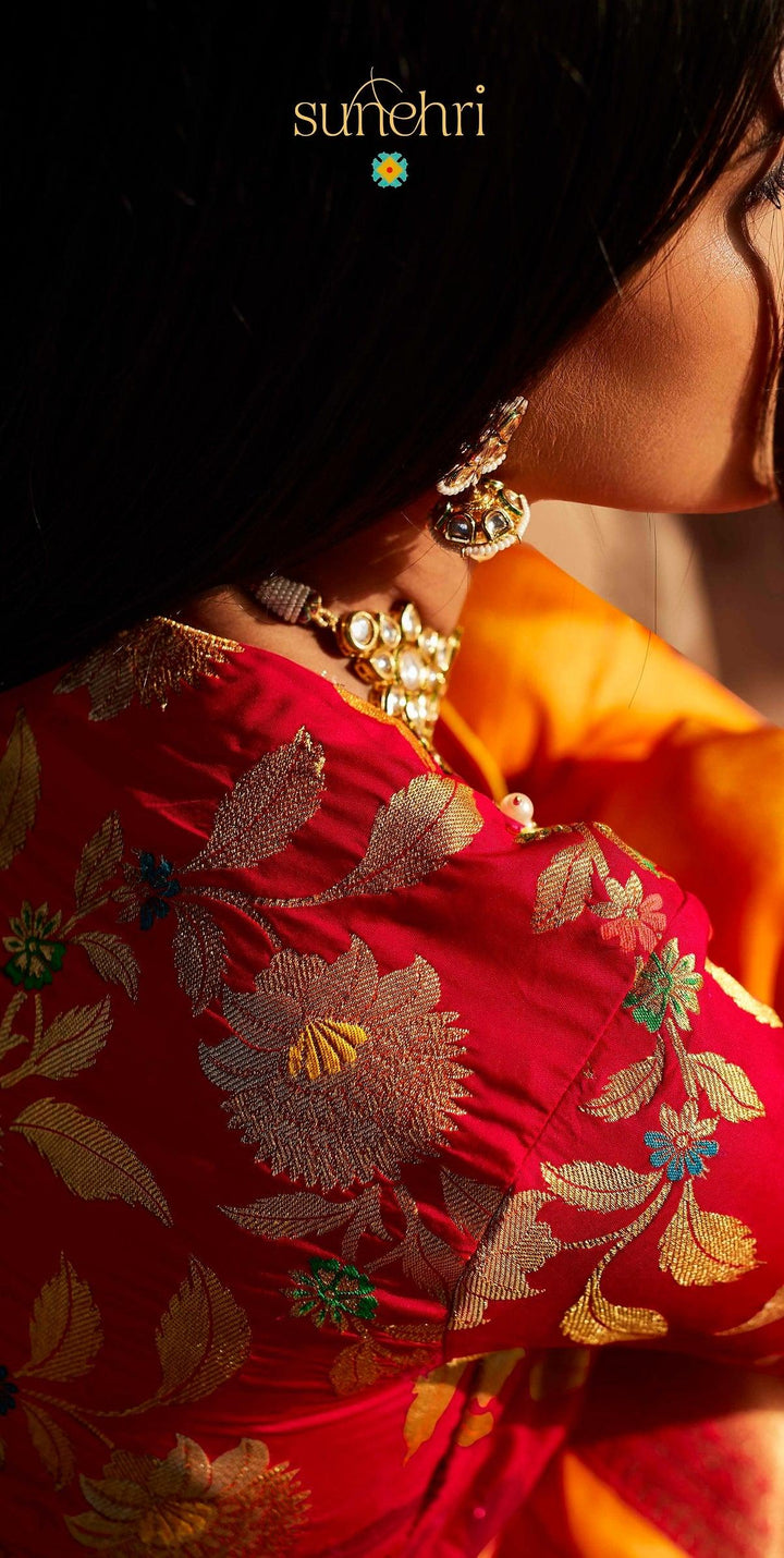 Haldi Special Traditional Designer Saree - Fashion Nation