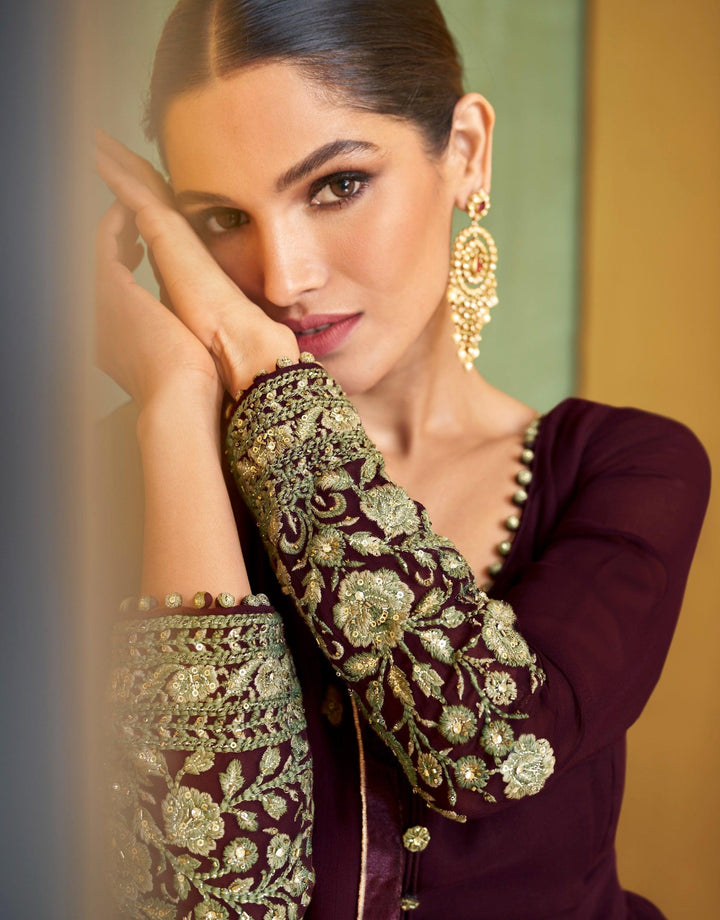 Cocktail Party Wear Indo Western Gown - Fashion Nation