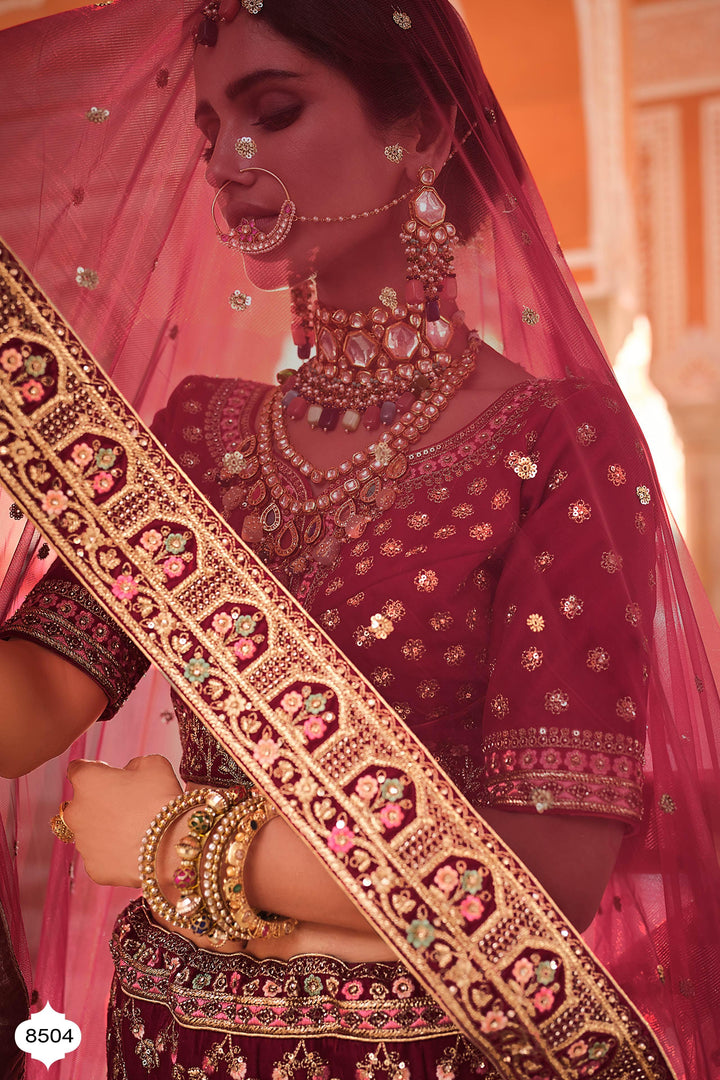 Reception Wear Traditional Lehenga Choli - Fashion Nation