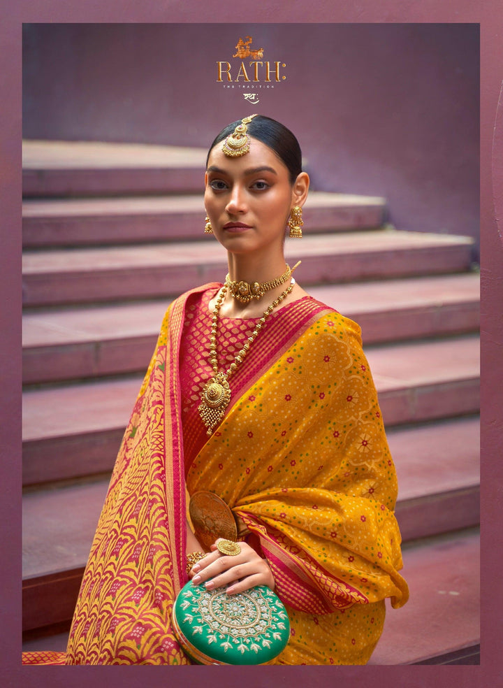 Haldi Function Wear Saree - Fashion Nation