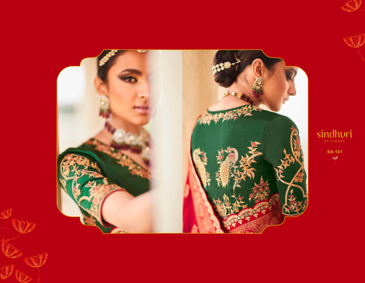 Wedding Wear Designer Silk Saree - Fashion Nation